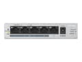 Miniatyrbild 3 av 5: Zyxel GS1005HP - Switch - ohanterad - 4 x 10/100/1000 (PoE+) + 1 x 10/100/1000 - väggmonterbar, skrivbordsmodell - PoE (60 W)
