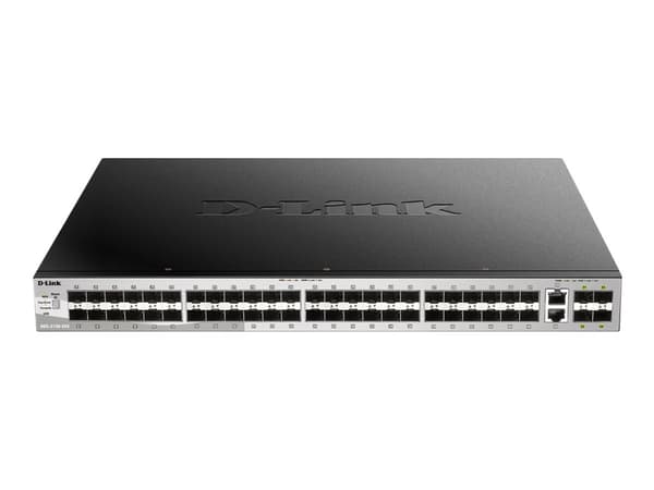 D-Link DGS 3130-54S - Switch - L3 Lite - Hanterad - 48 x SFP + 2 x 10 Gigabit Ethernet + 4 x 10 Gigabit SFP+