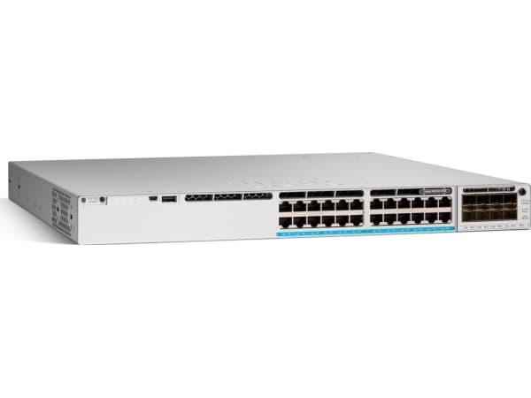 Cisco Catalyst C9300-24UX-A, Hallittu, L2/L3, 10G Ethernet (100/1000/10000), Power over Ethernet -tuki, Telineasennus, 1U