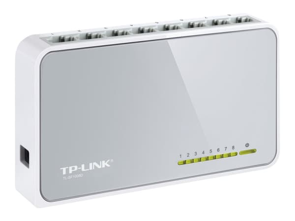 TP-Link TL-SF1008D 8-ports 10/100Mbps Desktop Switch - Switch - 8 x 10/100 - desktop