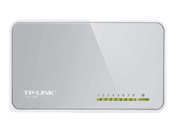 TP-Link TL-SF1008D 8-ports 10/100Mbps Desktop Switch - Switch - 8 x 10/100 - desktop
