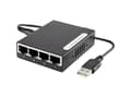 Miniatyrbild 1 av 4: Renkforce RF-4451433 Strømforsyning-switch 5 porte 100 MBit/s USB-strømforsyning