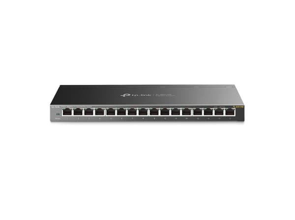 TP-Link TL-SG116E Unmanaged Pro - Switch - ohanterad - 16 x 10/100/1000 - skrivbordsmodell