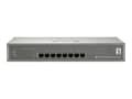 Miniatyrbild 2 av 5: LevelOne GEP-0821 - Switch - 8 x 10/100/1000 (PoE) - skrivbordsmodell - PoE