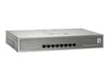 Miniatyrbild 1 av 5: LevelOne GEP-0821 - Switch - 8 x 10/100/1000 (PoE) - skrivbordsmodell - PoE