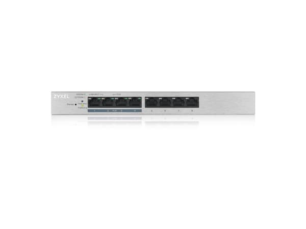 Zyxel GS1200-8HP v2, Hallittu, Gigabit Ethernet (10/100/1000), Täysin kaksipuolinen, Power over Ethernet -tuki