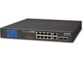 Miniatyrbild 5 av 5: PLANET GSD-1222VHP, Ohanterad, Gigabit Ethernet (10/100/1000), Full duplex, Strömförsörjning via Ethernet (PoE) stöd, Rackmontering, 1U