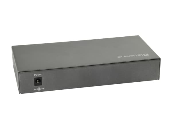 LevelOne GEP-0823 - Switch - 8 x 10/100/1000 (PoE+) - stasjonær - PoE+ (120 W)