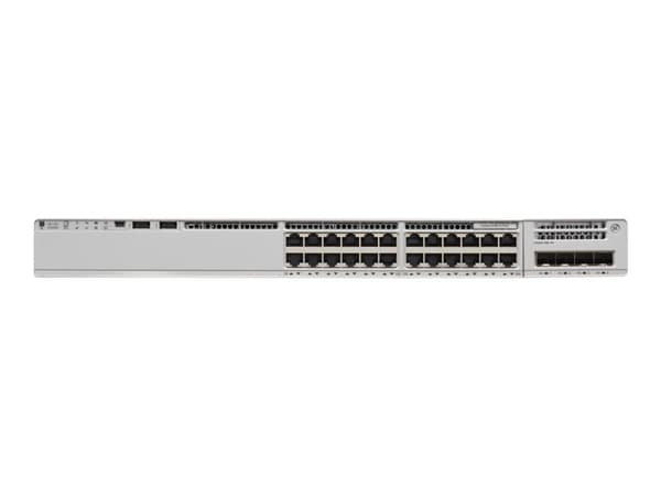 Cisco Catalyst 9200 - Network Essentials - switch - L3 - smart - 24 x 10/100/1000 (PoE+) - rackmonterbar - PoE+