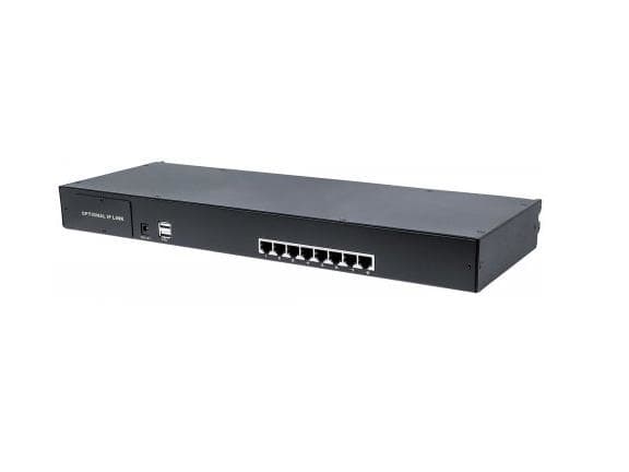 Intellinet 507882, Nätverksansluten (Ethernet), Svart Svart