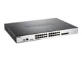 Miniatyrbilde 1 av 5: D-Link DWS 3160 - Switch - Styrt - 20 x 10/100/1000 (PoE) + 4 x kombo-Gigabit SFP - rackmonterbar - PoE