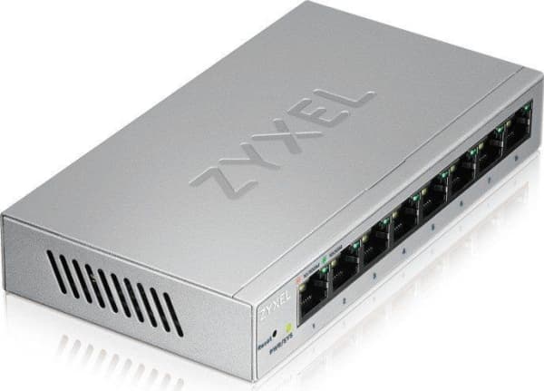 Zyxel GS1200-8 - Switch - Administrerad - 8 x 10/100/1000 - skrivbordsmodell