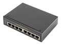 Miniatyrbild 1 av 5: DIGITUS DN-651108 - Switch - industrial, gigabit - ohanterad - 8 x 10/100/1000 - DIN-skenmonterbar