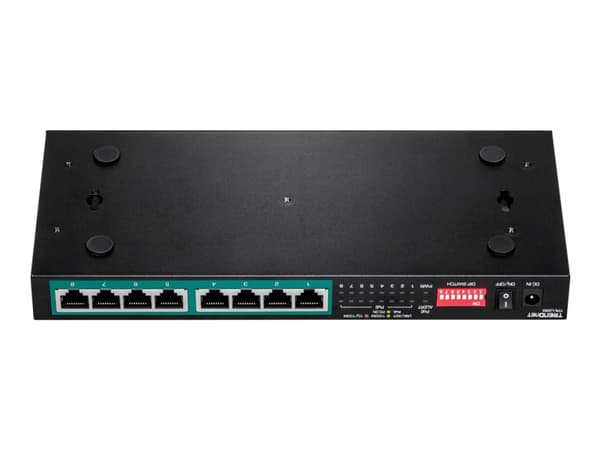 Trendnet TPE-LG80, Hallitsematon, Gigabit Ethernet (10/100/1000), Täysin kaksipuolinen, Power over Ethernet -tuki