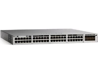 Cisco Catalyst C9300-48UXM-E, Hallittu, L2/L3, 10G Ethernet (100/1000/10000), Power over Ethernet -tuki, Telineasennus, 1U