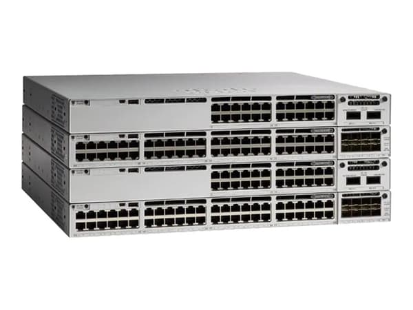Cisco Catalyst C9300-48UXM-E, Hallittu, L2/L3, 10G Ethernet (100/1000/10000), Power over Ethernet -tuki, Telineasennus, 1U