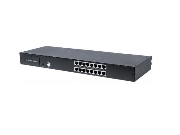 Intellinet 507899, Nätverksansluten (Ethernet), Svart Svart