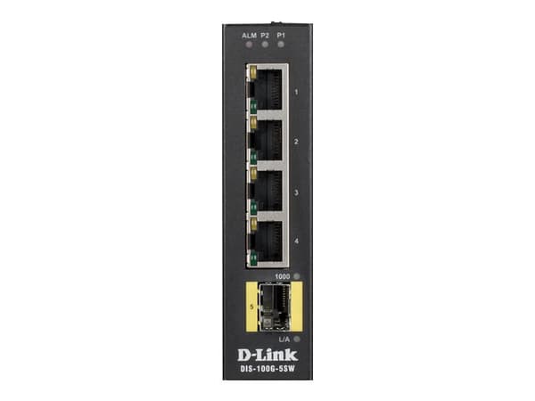 D-Link DIS-100G-5SW, Hallitsematon, L2, Gigabit Ethernet (10/100/1000), Täysin kaksipuolinen, Seinäkiinnitteinen