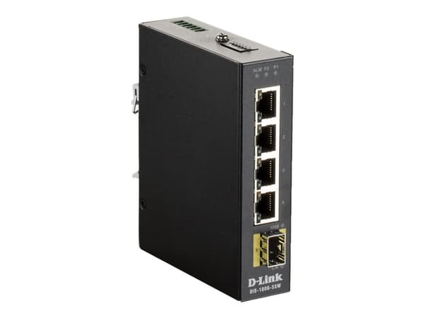 D-Link DIS-100G-5SW, Hallitsematon, L2, Gigabit Ethernet (10/100/1000), Täysin kaksipuolinen, Seinäkiinnitteinen