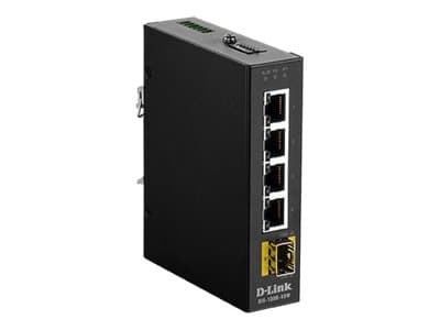 D-Link DIS-100G-5SW, Hallitsematon, L2, Gigabit Ethernet (10/100/1000), Täysin kaksipuolinen, Seinäkiinnitteinen musta