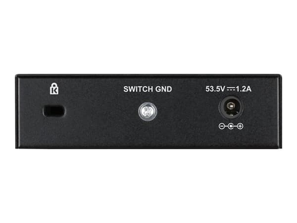 D-Link DGS 1005P - Switch - 5 x 10/100/1000 (4 PoE+) - stationär - PoE+ (60 W)
