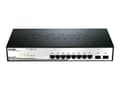 Miniatyrbild 3 av 5: D-Link Smart+ DGS-1210-10 - Switch - Administrerad - 8 x 10/100/1000 + 2 x SFP - skrivbordsmodell, rackmonterbar
