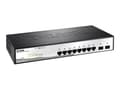 Miniatyrbild 2 av 5: D-Link Smart+ DGS-1210-10 - Switch - Administrerad - 8 x 10/100/1000 + 2 x SFP - skrivbordsmodell, rackmonterbar