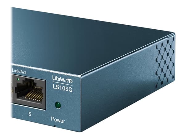 TP-Link LiteWave LS105G - Switch - ohanterad - 5 x 10/100/1000 - skrivbordsmodell - AC 220 V