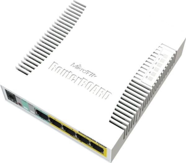 Switch MikroTik RouterBoard RB260GSP (CSS106-1G-4P-1S)
