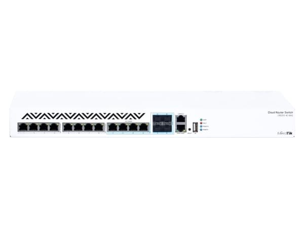 Mikrotik CRS312-4C+8XG-RM, L3, 10G Ethernet (100/1000/10000), jalusta-asennus, 1U