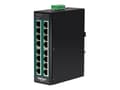 Miniatyrbild 1 av 5: TRENDnet TI-PG160 - Switch - ohanterad - 16 x 10/100/1000 (PoE+) - DIN-skenmonterbar, väggmonterbar - PoE+ (240 W) - TAA-kompatibel