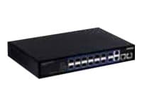 TRENDnet TL2 FG142 - Switch - Administrerad - 14 x Gigabit SFP + 2 - rackmonterbar
