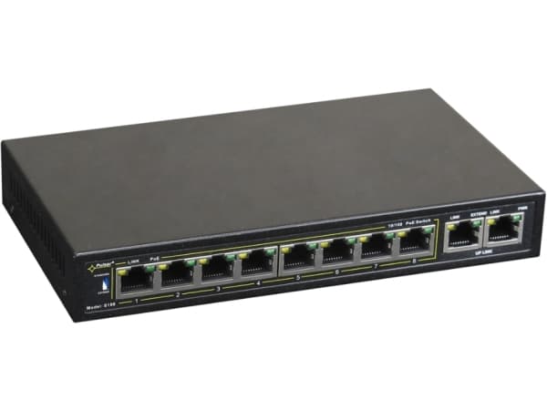 PULSAR S108, Fast Ethernet (10/100), Strömförsörjning via Ethernet (PoE) stöd
