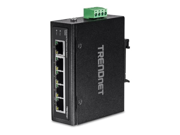 Trendnet TI-E50, Hallitsematon, Fast Ethernet (10/100), Täysin kaksipuolinen, Seinäkiinnitteinen