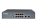 Miniatyrbild 3 av 5: DIGITUS DN-95323-1 - Switch - ohanterad - 8 x 10/100 (PoE+) + 2 x 10/100 (upplänk) - skrivbordsmodell - PoE+ (120 W)