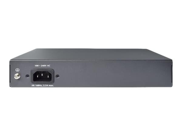 DIGITUS DN-95323-1 - Switch - ohanterad - 8 x 10/100 (PoE+) + 2 x 10/100 (upplänk) - skrivbordsmodell - PoE+ (120 W)