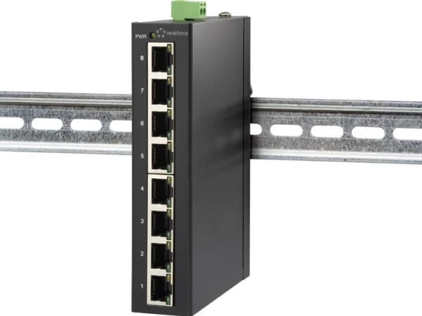 Renkforce FEH-800 Industrial Ethernet Switch