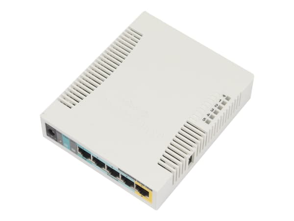 MikroTik RouterBOARD RB951UI-2HND - Trådløst tilgangspunkt - 100Mb LAN - Wi-Fi - 2.4 GHz Hvit