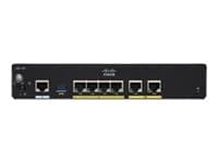 Cisco Integrated Services Router 921 - Ruter 4-portssvitsj - 1GbE - WAN-porter: 2