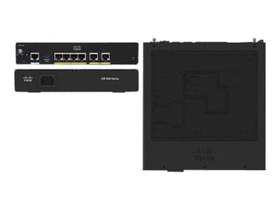 Cisco Integrated Services Router 921 - Ruter 4-portssvitsj - 1GbE - WAN-porter: 2