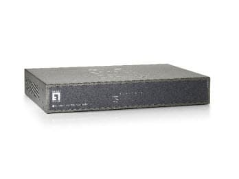 LevelOne FEP-0812 - Switch - ohanterad - 4 x 10/100 (PoE) + 4 x 10/100 - skrivbordsmodell, rackmonterbar - PoE