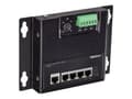 Miniatyrbild 3 av 5: TRENDnet TI-PG50F - Industrial - switch - ohanterad - 5 x 10/100/1000 (PoE+) - DIN-skenmonterbar, väggmonterbar - PoE+ (120 W) - TAA-kompatibel