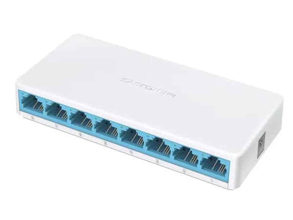 Mercusys MS108 - Switch - ohanterad - 8 x 10/100 - skrivbordsmodell