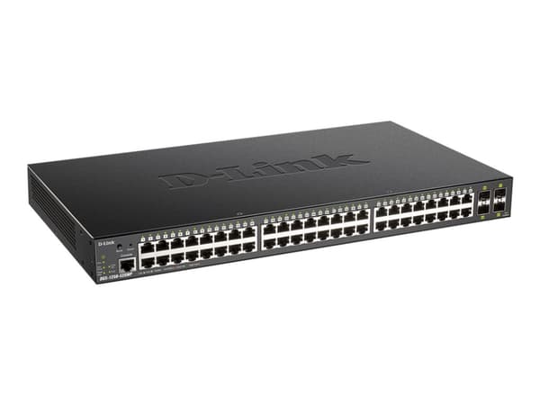 D-Link DGS 1250-52X - Switch - L3 Lite - smart - 48 x 10/100/1000 + 4 x 10 Gigabit SFP+ - rackmonterbar