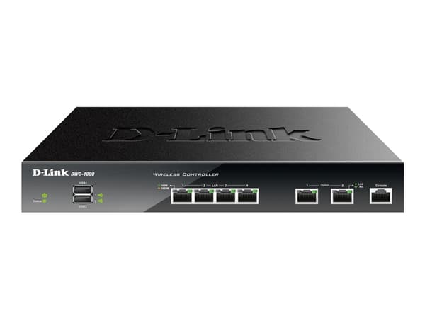 D-Link Wireless Controller DWC-1000 - Netverksadministrasjonsenhet - 4 porter - 1GbE