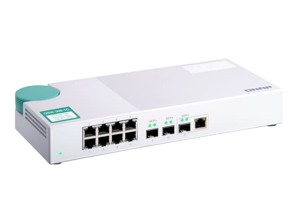 QNAP QSW-308-1C, Hallitsematon, Gigabit Ethernet (10/100/1000)