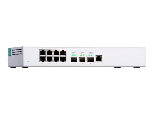 QNAP QSW-308-1C, Hallitsematon, Gigabit Ethernet (10/100/1000)