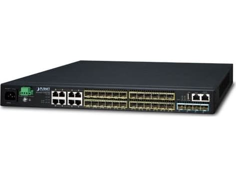 PLANET SGS-6341-16S8C4XR, Håndtert, L3, Gigabit Ethernet (10/100/1000), Full tosidig, Rack-montering, 1U