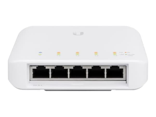 Ubiquiti UniFi USW-FLEX, Hallittu, L2, Gigabit Ethernet (10/100/1000), Täysin kaksipuolinen, Power over Ethernet -tuki, Seinäkiinnitteinen