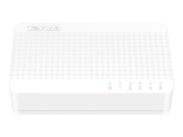 Tenda 5-Port Fast Ethernet Switch, Unmanaged - 10/100